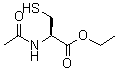 structure of CAS# 59587-09-6, N-乙酰基-L-半胱氨酸乙酯