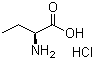 structure of CAS# 5959-29-5, L-2-Aminobutyric acid hydrochloride