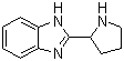 structure of CAS# 59592-35-7, 2-(吡咯烷-2-基)-1H-苯并咪唑