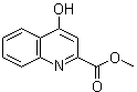 structure of CAS# 5965-59-3, 4-羟基-2-喹啉羧酸甲酯