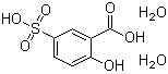 CAS # 5965-83-3, 5-Sulfosalicylic acid dihydrate, 2-Hydroxy-5-sulfobenzoic acid