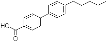 structure of CAS# 59662-47-4, 4-(4-Pentylphenyl)benzoic acid