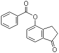 structure of CAS# 59725-61-0, 4-苯甲酰基氧基-1-茚满酮