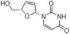 structure of CAS# 5974-93-6, 2',3'-二脱氢-2',3'-二脱氧尿苷