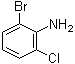 structure of CAS# 59772-49-5, 2-溴-6-氯苯胺