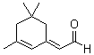 CAS 登录号：59820-19-8, ((E)-3,5,5-三甲基环己-2-烯-1-亚基)乙醛