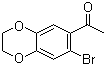 structure of CAS# 59820-90-5, 1-(7-溴-2,3-二氢-1,4-苯并二氧六环-6-基)乙酮