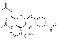 CAS # 5987-78-0, 4-Nitrophenyl 2,3,4,6-tetra-O-acetyl-beta-D-glucopyranoside