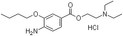 structure of CAS# 5987-82-6, Oxybuprocaine hydrochloride