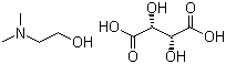 structure of CAS# 5988-51-2, 2-Dimethylaminoethanol (+)-bitartrate salt