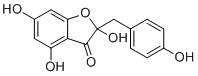 CAS # 5989-16-2, Maesopsin, 2,4,6-trihydroxy-2-[(4-hydroxyphenyl)methyl]-1-benzofuran-3-one