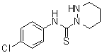 CAS 登录号：59925-81-4, N-(4-氯苯基)四氢-1(2H)-哒嗪硫代甲酰胺