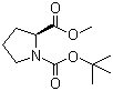 structure of CAS# 59936-29-7, Boc-L-脯氨酸甲酯