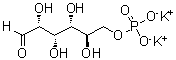 structure of CAS# 5996-17-8, D-葡萄糖-6-磷酸酯二钾盐
