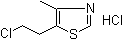 structure of CAS# 6001-74-7, 氯美噻唑盐酸盐