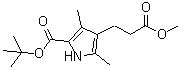 structure of CAS# 60024-89-7, tert-Butyl 4-[2-(methoxycarbonyl)ethyl]-3,5-dimethyl-1H-pyrrole-2-carboxylate