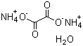 Ammonium oxalate monohydrate molecular structure (CAS 6009-70-7)