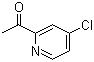 structure of CAS# 60159-37-7, 1-(4-Chloropyridin-2-yl)ethanone