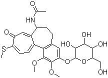 structure of CAS# 602-41-5, 硫秋水仙苷