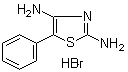 5-Phenyl-2,4-thiazolediamine hydrobromide molecular structure (CAS 6020-54-8)