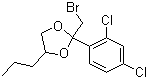 2-(Bromomethyl)-2-(2,4-dichlorophenyl)-4-propyl-1,3-dioxolane molecular structure (CAS 60207-89-8)