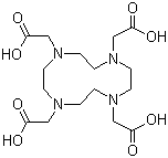 structure of CAS# 60239-18-1, 四氮杂环十二烷四乙酸
