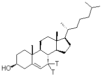 CAS # 60280-55-9, (3beta)-Cholest-5-en-7,7-t<sub>2</sub>-3-ol