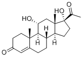 CAS # 603-98-5, (11alpha)-11,17-Dihydroxy-pregn-4-ene-3,20-dione, 11alpha,17alpha-Dihydroxyprogesterone, NSC 48979, NSC 9730
