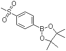 structure of CAS# 603143-27-7, 4-(甲磺酰基)苯硼酸频哪醇酯