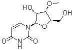 structure of CAS# 6038-59-1, 3'-O-甲基尿苷