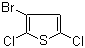 structure of CAS# 60404-18-4, 3-溴-2,5-二氯噻吩