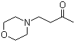 structure of CAS# 6050-58-4, 4-(吗啉-4-基)丁烷-2-酮