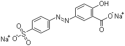 structure of CAS# 6054-99-5, 酸性媒介深黄 GG