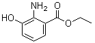 structure of CAS# 606-13-3, 2-Amino-3-hydroxybenzoic acid ethyl ester