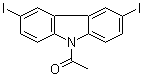 9-Acetyl-3,6-diiodocarbazole molecular structure (CAS 606129-89-9)