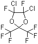 structure of CAS# 60644-92-0, 4,5-Dichloroperfluoro(2,2-dimethyl-1,3-dioxolane)
