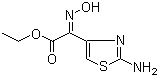 structure of CAS# 60845-81-0, Ethyl 2-amino-alpha-(hydroxyimino)thiazol-4-acetate
