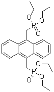 Tetraethyl [9,10-anthrylbis(methylene)]bisphosphonate molecular structure (CAS 60974-92-7)