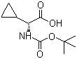 structure of CAS# 609768-49-2, Boc-D-cyclopropylglycine