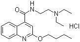 structure of CAS# 61-12-1, Dibucaine hydrochloride