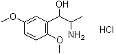 structure of CAS# 61-16-5, Methoxamine hydrochloride