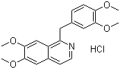 structure of CAS# 61-25-6, Papaverine hydrochloride
