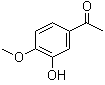 structure of CAS# 6100-74-9, 3'-Hydroxy-4'-methoxyacetophenone