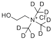 structure of CAS# 61037-86-3, 甲基-D9-胆碱氯化物