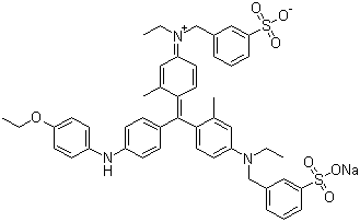structure of CAS# 6104-58-1, Acid Blue 90