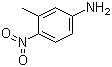 structure of CAS# 611-05-2, 3-Methyl-4-nitroaniline