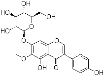 structure of CAS# 611-40-5, Tectoridin