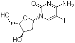 structure of CAS# 611-53-0, 5-Iodo-2'-deoxycytidine
