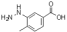 structure of CAS# 61100-70-7, 3-Hydrazinyl-4-methylbenzoic acid