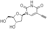 structure of CAS# 61135-33-9, 5-乙炔基-2-脱氧尿苷